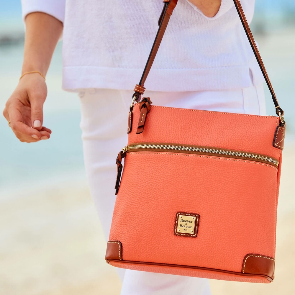 Dooney & Bourke Pebble Grain Crossbody; Clementine